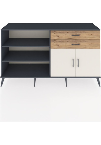 Hyperion Konsol 3 Raflı 2 Çekmeceli 2 Kapaklı 176x44x99 Antrasit- Antrasit-aytaşı/çam Hyperion Konsol 3 Raflı 2 Çekmeceli 2 Kapaklı 176x44x99 Antrasit- Antrasit-aytaşı/çam