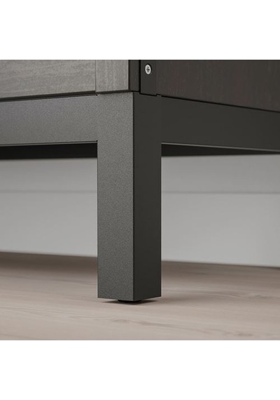 Ikea Kallax Açık Raf Ünitesi Ayağı, Siyah, 76x39x18 Cm