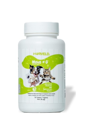 Move G Kedi Köpek Eklem Zindelik Tamamlayıcı Hareket Kabiliyeti Arttırıcı Vitamin Mineral Tablet