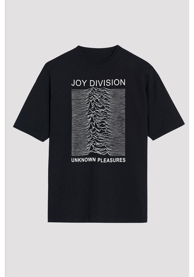 Noıssey Ko Butadigi Joy Division Siyah Unisex Oversize Tişört T-shirt Os2402