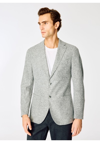 Hackett Açık Gri Erkek Yün Karışımlı Ceket Hm443300