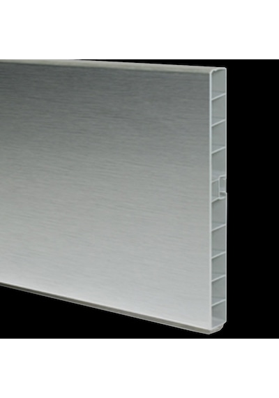 Pvc Baza Profili 150 Mm Kaplamalı Metalik Gri 1 Boy 3,66 Metre