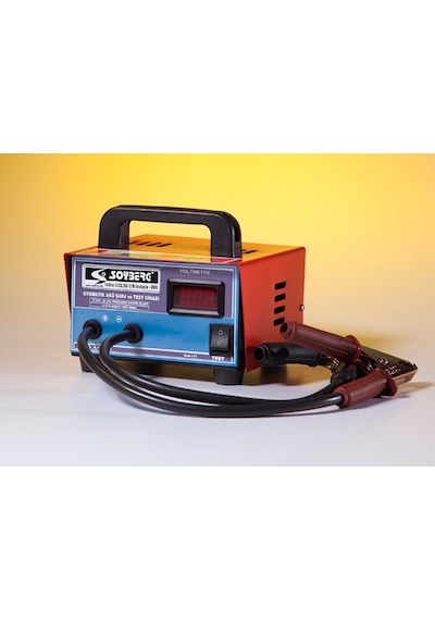 Soyberg 110 Akü Test Cihazı 12-24 V 105 A Otomatik Digital Göstergeli