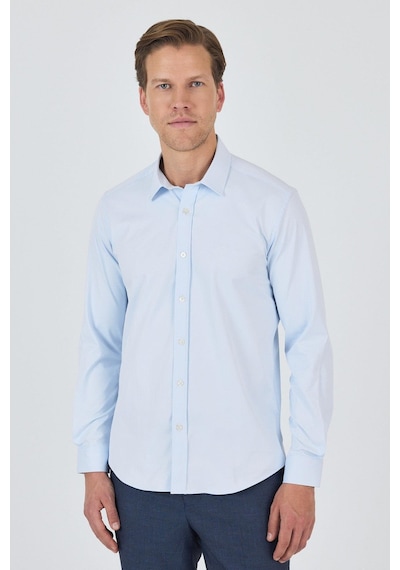 İmza Uzun Kol Düz Bez Ayağı Sert Yaka Cepsiz Pamuklu Classic Slim Fit Gömlek 1004250211 Koyu Mavi İmza Uzun Kol Düz Bez Ayağı Sert Yaka Cepsiz Pamuklu Classic Slim Fit Gömlek 1004250211 Koyu Mavi