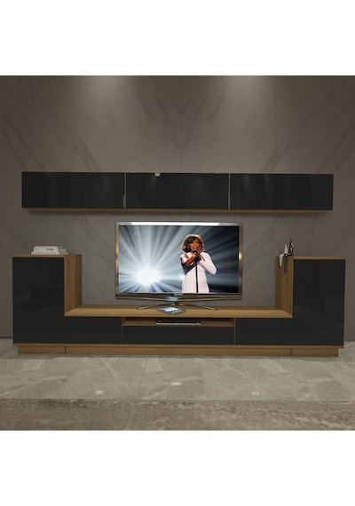 Decoraktiv Trendstyle 9s Mdf Tv Ünitesi Tv Sehpası Pera - Siyah