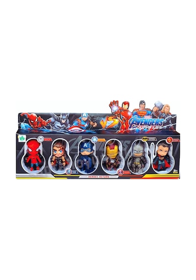 Süper Kahramanlar Mini 6'lı Figür Oyuncak Avengers Karakterleri