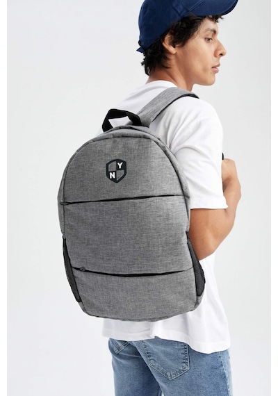 Defacto Unisex Laptop Bölmeli Okul Sırt Çantası Y1369aznsgr4 Gri