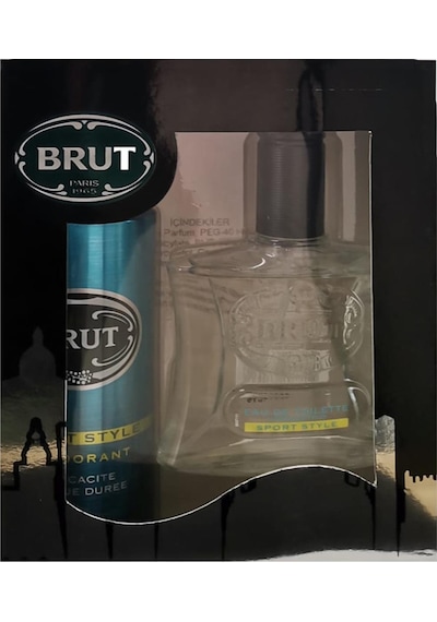 Brut Attraction Totale Erkek Parfüm EDT 100 ML + Erkek Deodorant Sprey 200 ML