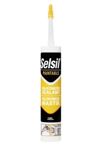 Selsil Mastik Silikonize Gri 500 Gr Gri