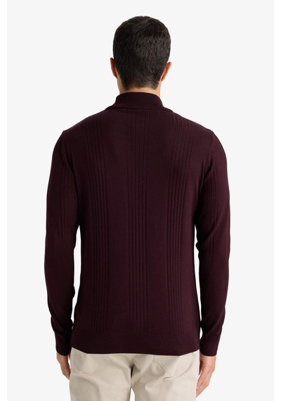 Defacto Standart Fit Balıkçı Yaka Triko Kazak F4459ax25aubr210 Bordo Defacto Standart Fit Balıkçı Yaka Triko Kazak F4459ax25aubr210 Bordo
