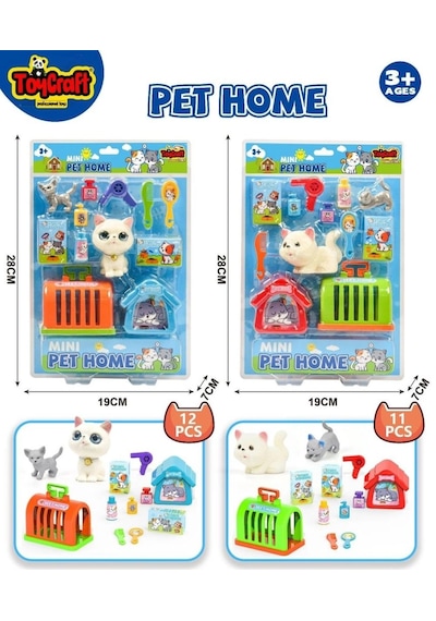 Mey İthalat 832-214 Toycraft Pet Oyun Seti 64 -tyc