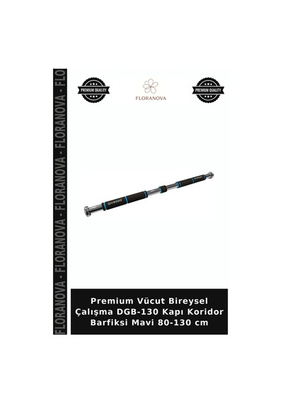 Premium Vücut Bireysel Çalışma Dgb-130 Kapı Koridor Barfiksi Mavi 80-130 Cm