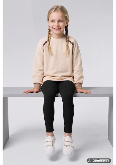 Defacto Unisex Külotlu Tayt Çorap I2998aunsbk23 Siyah-bk23