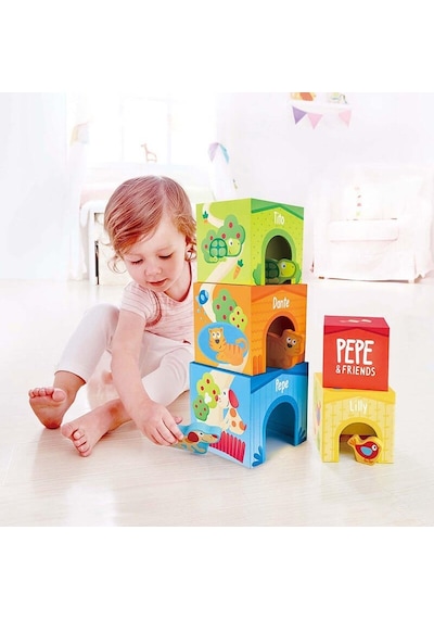 Hape Friendship Tower - Ahşap Küpler