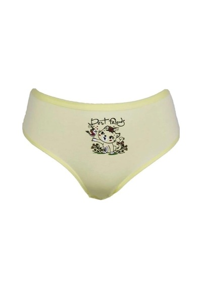 Kota 3410 Kız Çocuk Renkli Baskılı Slip Külot 6 Adet 001