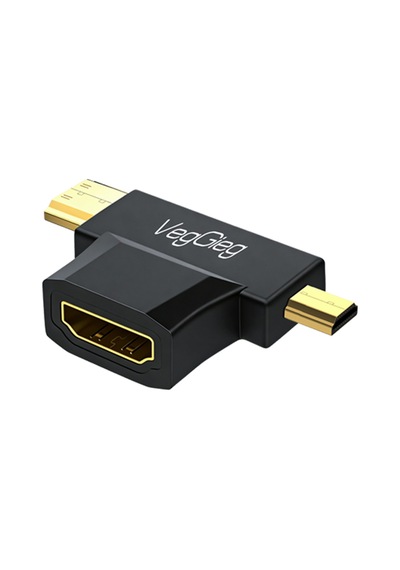 Veggieg Mini Hdmı / Micro Hdmı Erkek To Hdmı Dişi Dönüştürücü Adaptör