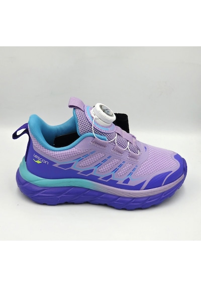 Lescon Flıck 2 Lila Renk Makara Bağcıklı Kız Çocuk Sneaker Spor Ayakkabı