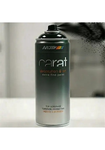 Carat Sprey Boya Mat Siyah Ral 9005 400 Ml Diğer