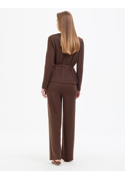 Pierre Cardin Kadın Kahverengi Pantolon Triko 50324029-vr029