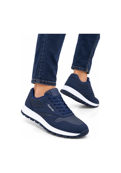 Feerok Urban Günlük Sneaker Unisex Spor Ayakkabı Lacivert - Beyaz