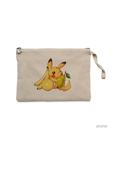 Zepplin Giyim Pikachu Fruit Clutch Astarlı Cüzdan / El Çantası