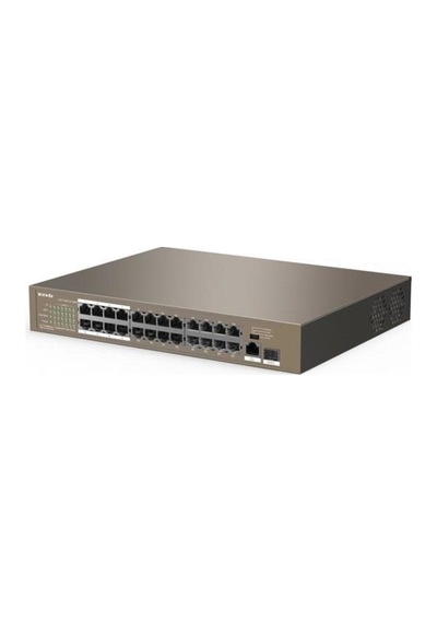 16port F1126p-24-250w 10/100 2-uplınk-1-sfp 250w Full Poe Yonetilemez Rack Mount Switch-130579