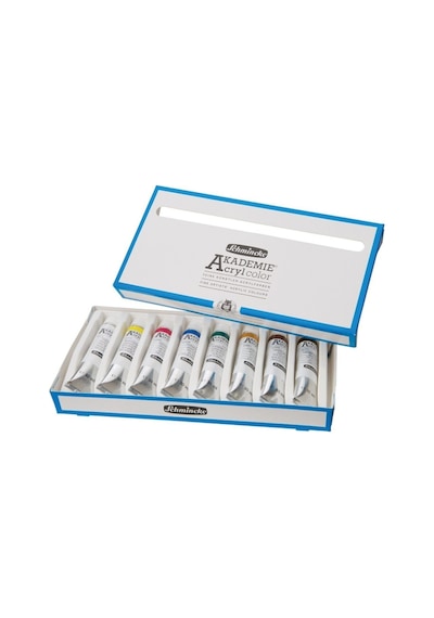 Schmincke : Akademie Akrilik Boya Seti 8 Renk X 20 Ml