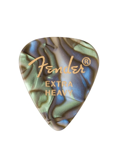 Fender 1980351657 351 Premium Extra Heavy Gitar Penası Abalone Göz Alıcı Abalone Desen Ekstra Sert Yapı İle Maksimum Kontrol 12'li