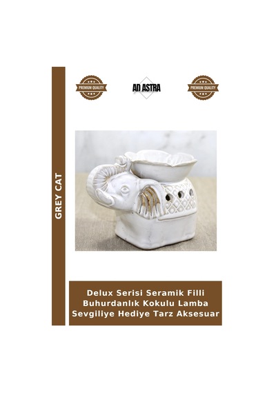 Delux Serisi Seramik Filli Buhurdanlık Kokulu Lamba Sevgiliye Hediye Tarz Aksesuar Çok Renkli