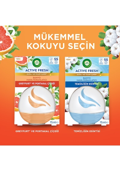 Air Wick Decosphere Hava Tazeleyeci Greyfurt Ve Portakal Çiçeği 75ml