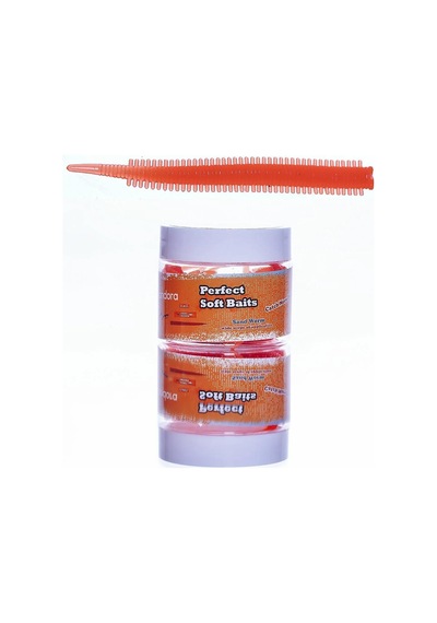 Pandora Perfect Soft Baits Sandworm 7cm Kavanozlu Lrf Silikonu Honey Shrimp