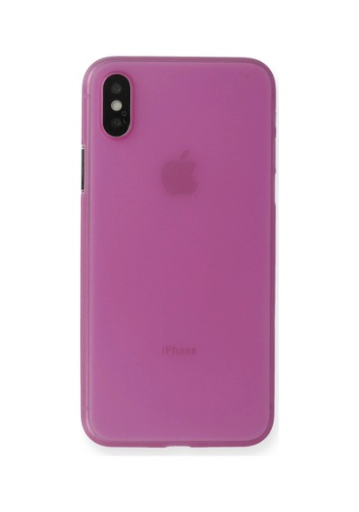 Newface - 600 - iPhone Uyumlu X Kılıf Pp Ultra İnce Kapak - Csmo-tex - - Pembe