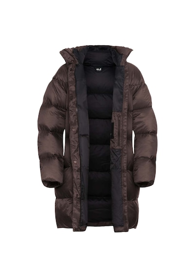 Jack Wolfskın Jack Wolfskin Icy Hill Coat Rds Kadın Kahverengi Outdoor Ceketi D0108 Kahve
