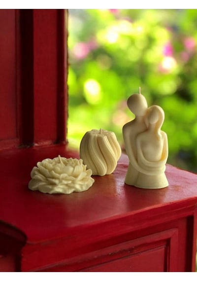 Bernami Biblo Pinterest Sarılan Çift Sevgililer Dekoratif Hediyelik Mum Seti
