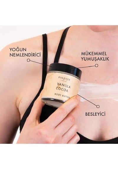 Vanilya &amp Kakao Body Butter/yoğun Vücut Nemlendiricisi 100 Ml