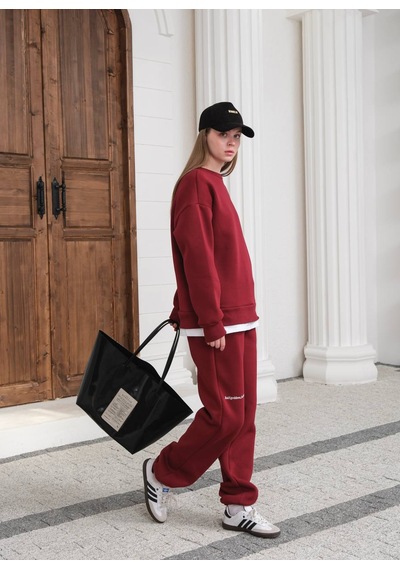 Fonna Fashion Esf-2304 Bayan Eşofman Takım Bordo
