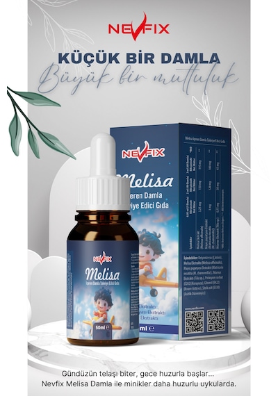 Nevfix Melisa Papatya Ihlamur Night Bitkisel Damla 50 Ml