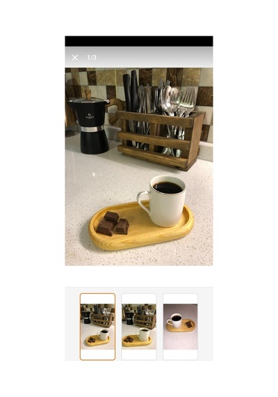 Ahşap Oval Sunumluk Çerezlik Kahvaltılık Kahve Çay Sunum Tabağı&damlatmaz Yağlık Stand Kahverengi Kahverengi