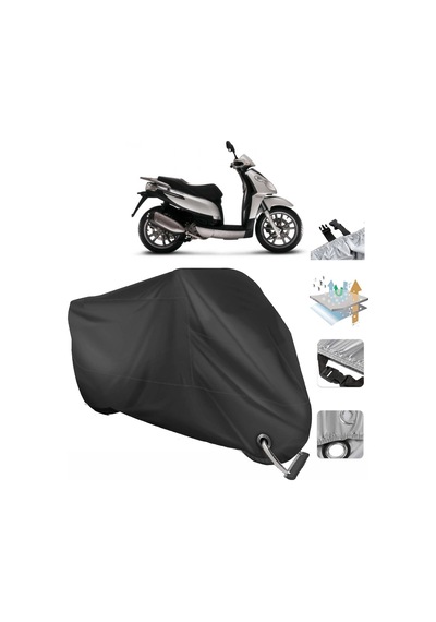 Piaggio Carnaby 200 Motor Branda (Bağlantı, Kilit Uyumlu)-Siyah (457273405)