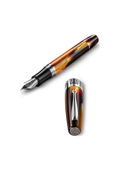 Montegrappa Extra 1930 Turtle Brown Dolma Kalem - M Uç Isexf3cw Kahverengi