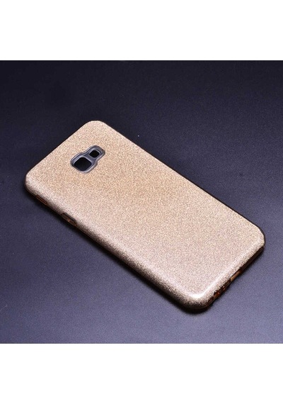 Samsung Uyumlu Galaxy J4 Plus Kılıf Zore Shining Silikon Gold