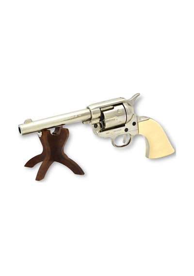 Denix Dekoratif Fildişi Arabulucu Tabanca 5½" 30,5 Cm , Amerika 1873 Peacemaker Revolver