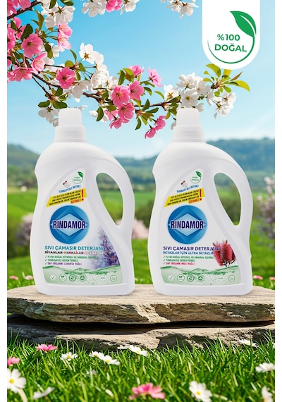 2li Çamaşır Deterjanı Seti-renkliler Ve Sadece Beyazlar 2200 ML