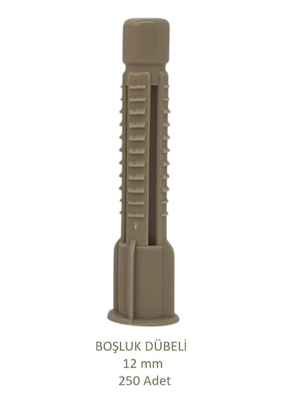 Boşluk, Tuğla Dübeli 12 mm 250 Adet