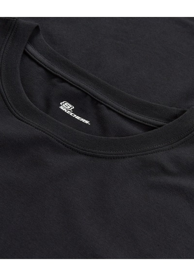 Skechers M Regular Box Logo T-shirt Erkek Siyah S2620057-3817