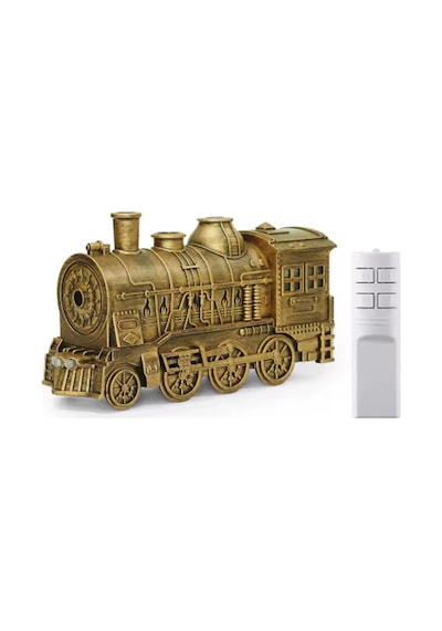 Tren Şeklinde Buharlı Oda Hava Nemlendirici Işık Buhar Makinesi Kumandalı