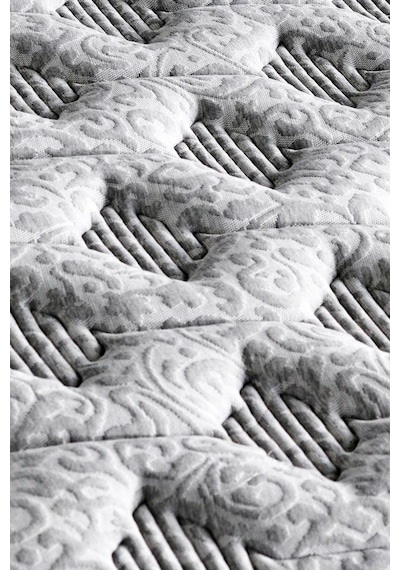 Line Visco Yatak 100x200 Cm Tek Kişilik 28 Cm Visco Süngerli Yaylı Lüks Yatak Orta Sert Koyu Gri