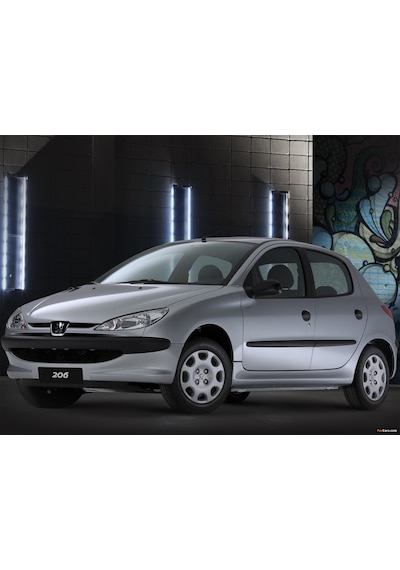 Peugeot 206 1998-2007 Sağ Dış Dikiz Ayna Camı Elk Isıtmalı 8151GF