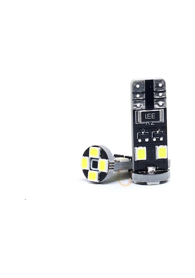 Niken 12V T10 Büyük Dipsiz Ampul 8 Led'Li 2’Li Set - Beyaz Işık