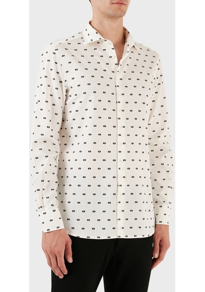 Emporio Armani Erkek Gömlek 6r1c86 1nmvz F1e7 Beyaz